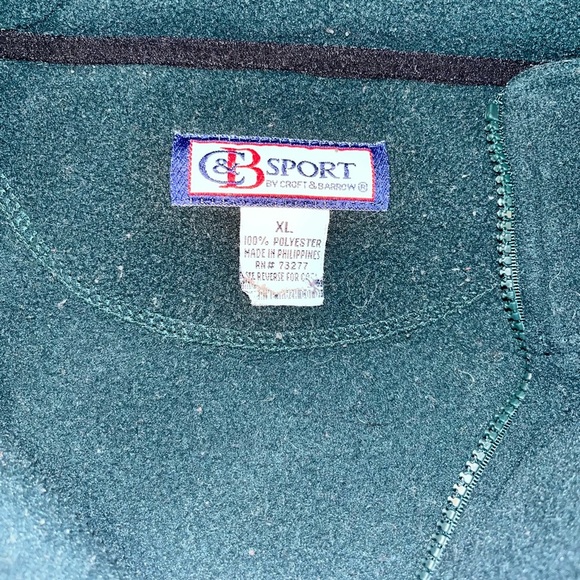 Dark Green Mens XL zip up - Picture 4 of 7